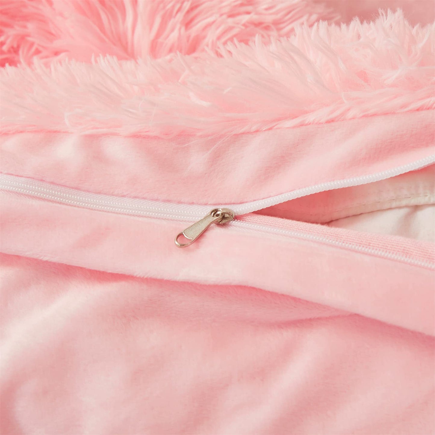 Edredons fofos Capa Twin Size - Conjuntos de cama rosa ultra macios de pelúcia 2 peças