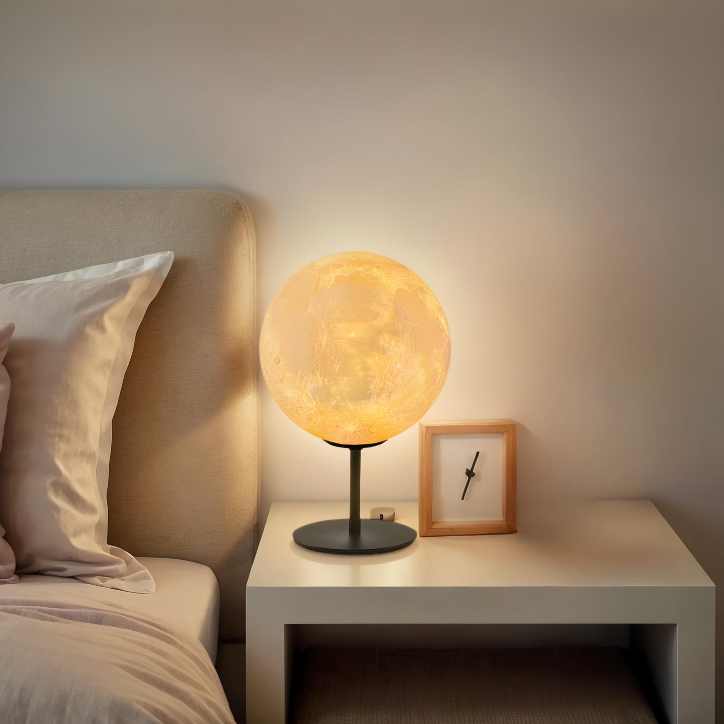 Luminária de cabeceira Moon Lamp para quarto