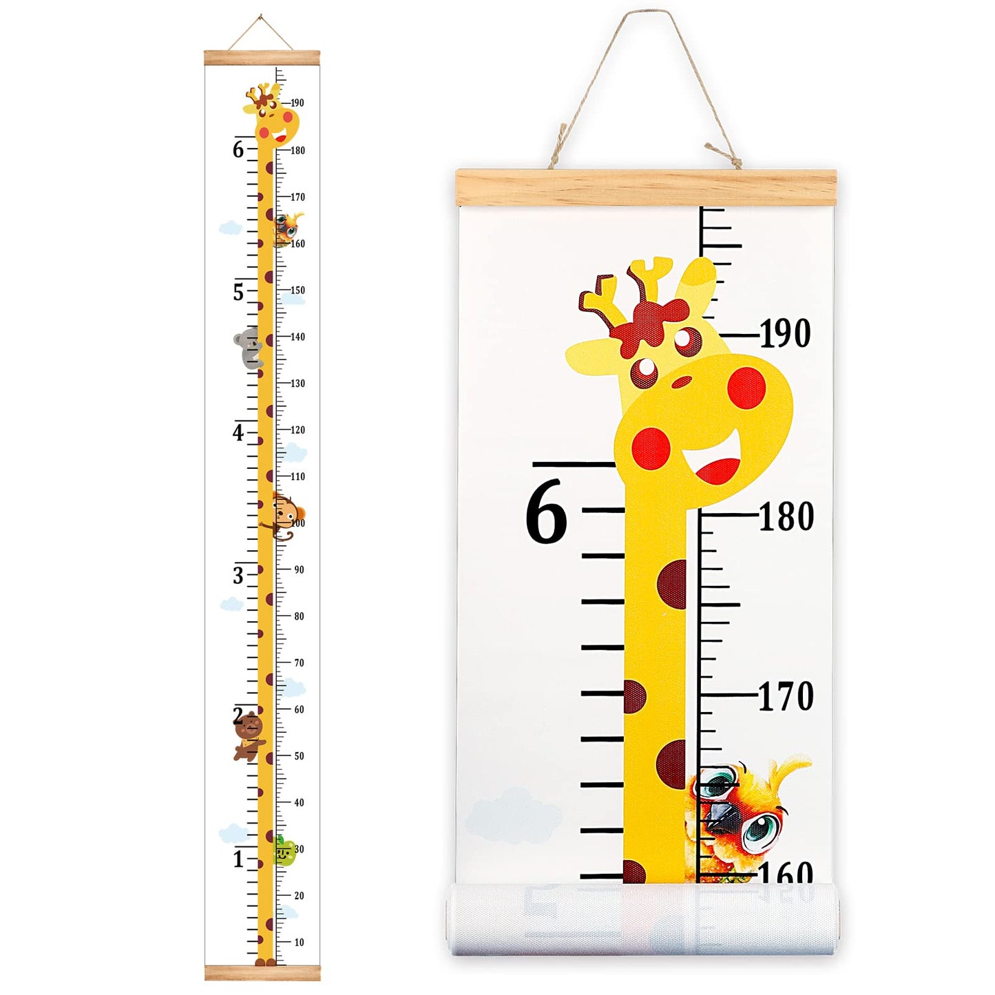 Gráfico de altura de crescimento do bebê, régua de entrega, decoração de parede para crianças