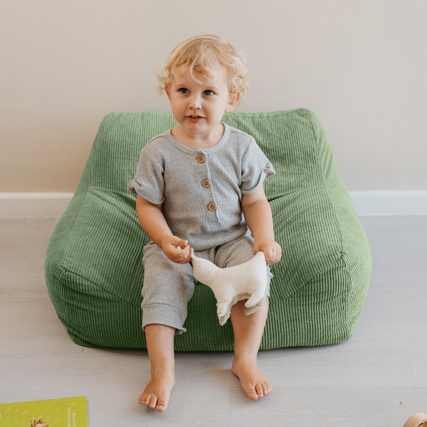 Soft Memory Foam Bean Bag Chair for Toddlers