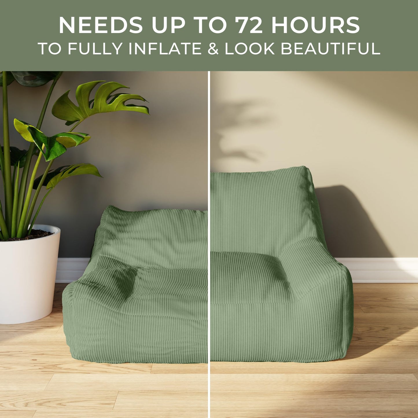 Soft Memory Foam Bean Bag Chair for Toddlers