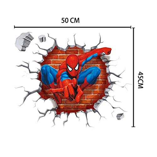 Adesivos de parede do Homem-Aranha DIY removíveis