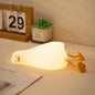 Luz noturna LED para pato deitado, luz noturna regulável de 3 níveis para berçário