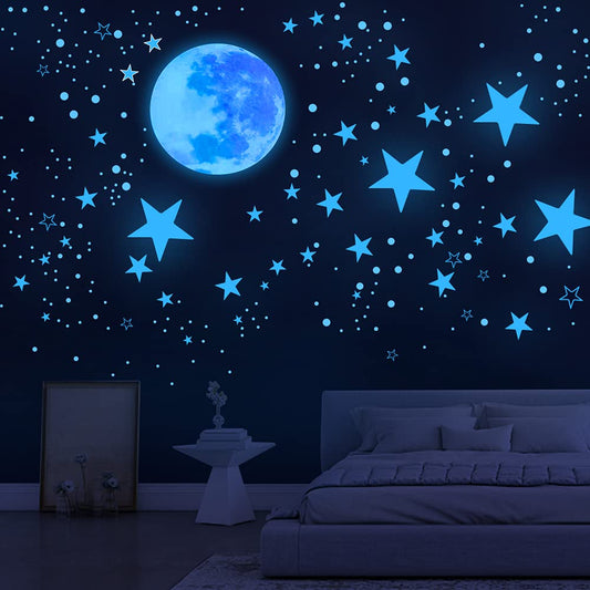 Estrelas que brilham no escuro para teto
