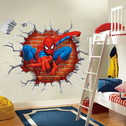 Adesivos de parede do Homem-Aranha DIY removíveis