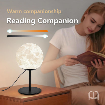 Lámpara de noche con forma de luna para dormitorio