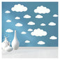 Adesivos de parede Big Clouds removíveis DIY