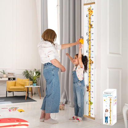 Gráfico de altura de crescimento do bebê, régua de entrega, decoração de parede para crianças