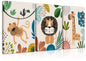 Conjunto de decoração de parede para berçário com 3 peças