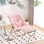 Comfy Saucer Chair with Ottoman