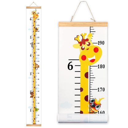 Gráfico de altura de crescimento do bebê, régua de entrega, decoração de parede para crianças