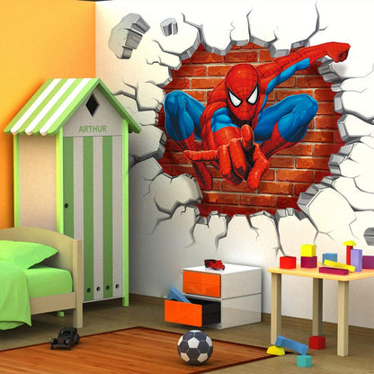 Adesivos de parede do Homem-Aranha DIY removíveis