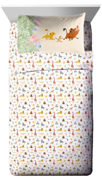 Conjunto de edredom duplo Disney Lion King - 5 peças