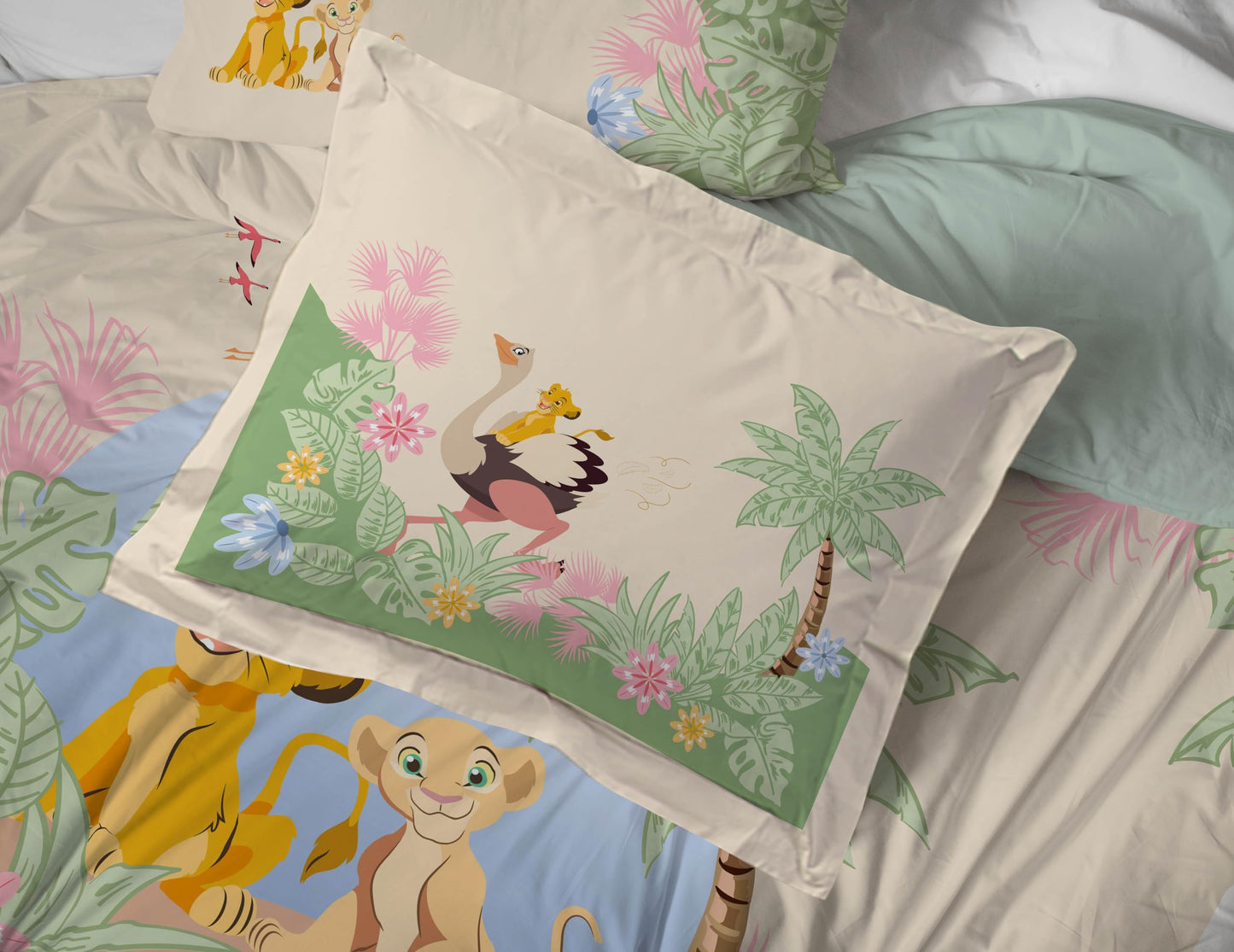 Conjunto de edredom duplo Disney Lion King - 5 peças